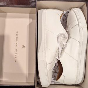 GREATS - The Royale (White Leather Sneakers) Sz 15 US